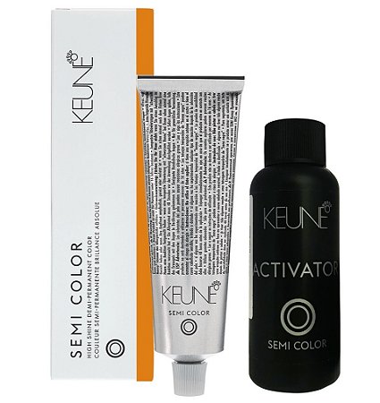 Keune Semi Color 7.43 Louro Médio Cobre Dourado + Activator