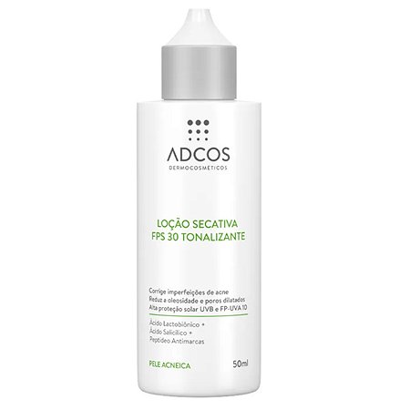 Adcos Acne Loção Secativa FPS30 Tonalizante 50ml
