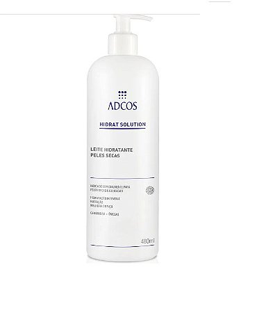 Adcos Hidrat Solution - Leite Hidratante Peles Secas 480ml