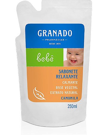 Granado Bebê Refil Sabonete Líquido Camomila 250ml