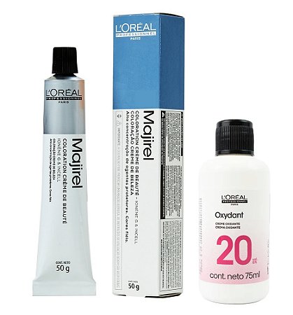 Loreal Majirel 7.1 Louro Acinzentado + Oxidante 20vol 75ml