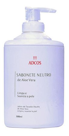 Adcos Sabonete Neutro De Aloe Vera 500ml