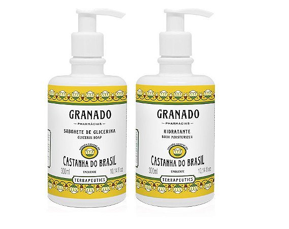 Granado Kit Castanha Sabonete Líquido e Hidratante