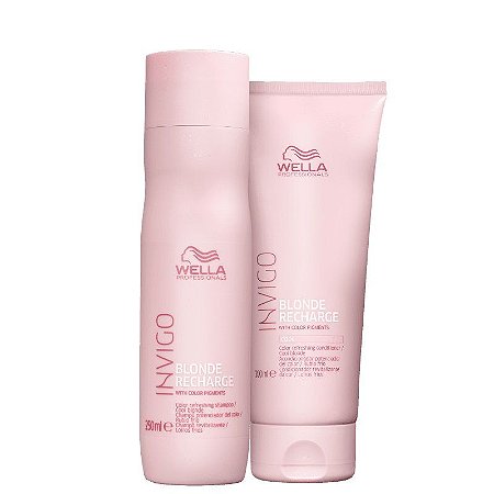 Wella Invigo Blonde Recharge Kit Shampoo e Condicionador