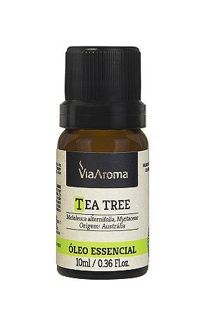 Via Aroma Óleo Essencial Tea Tree - Melaleuca 10ml