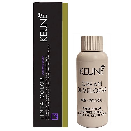 Keune Tinta Color UC 6.35 Louro Escuro Chocolate + Developer 20vol