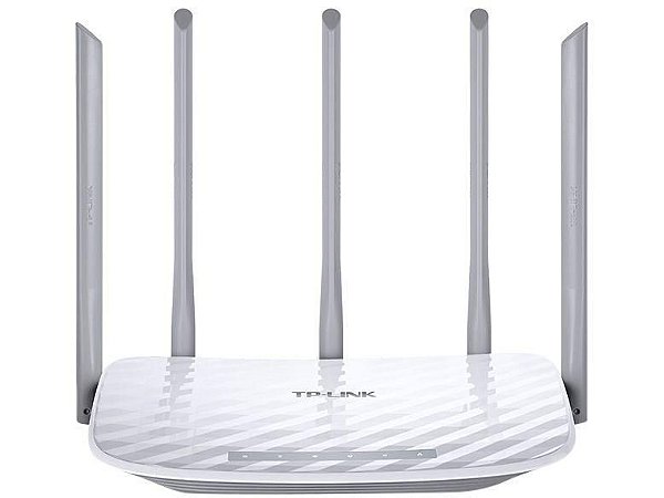 Roteador Tp-link Archer Dual Band AC1350 C60 1350Mbps - 5 Antenas 5 Portas