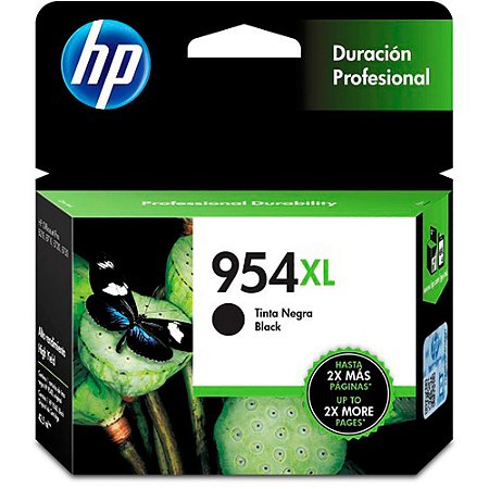 Cartucho Original HP 954XL Preto (L0S71AB) Para HP Deskjet 7720, 7740, 8210, 8710, 8720