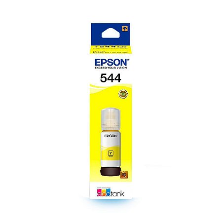 Refil de Tinta Original Epson T544 T544420 Amarelo para L3150 L3110