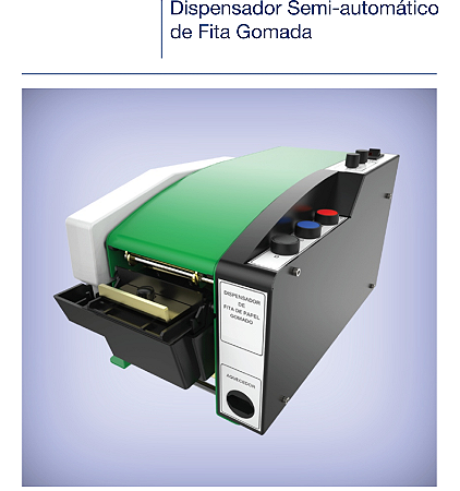 DISPENSADOR SEMI-AUTOMATICO DE FITA GOMADA FR-900