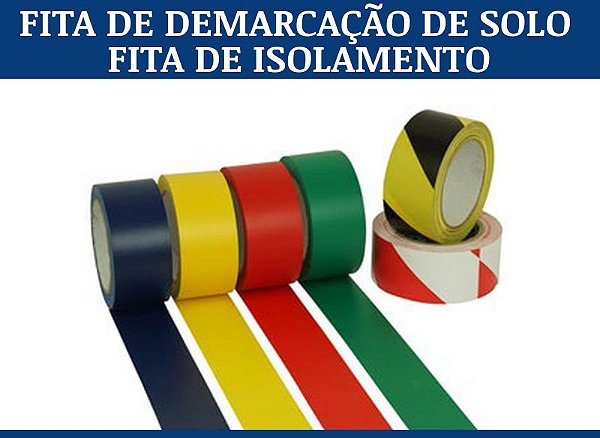 Fitas para Demarcação de Solo / Fitas de Isolamento