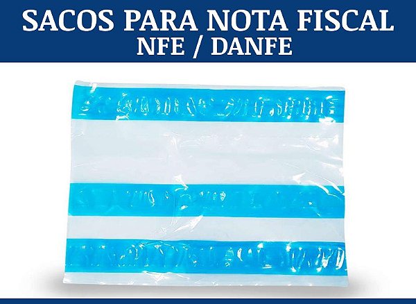Saco Plástico Para Nota Fiscal (NFE/DANFE)