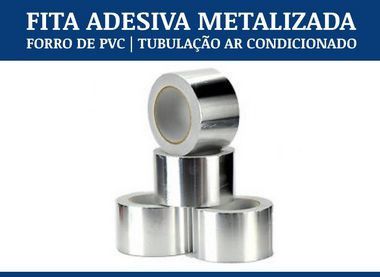 Fita Adesiva Metalizada 19/24/45/48 até 200mm