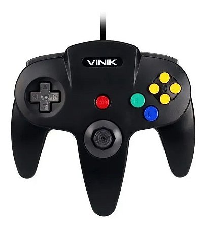 Controle Vinik para PC USB Modelo Nintendo 64