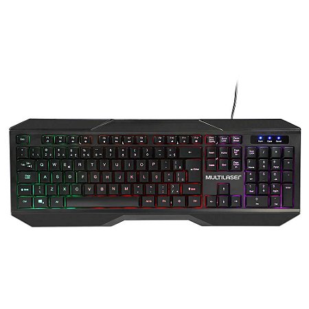 Combo Mouse e Teclado Gamer Multilaser TC239