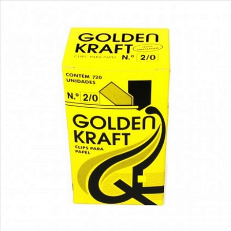Clips P/Papel Golden Kraft N°2/0 500G