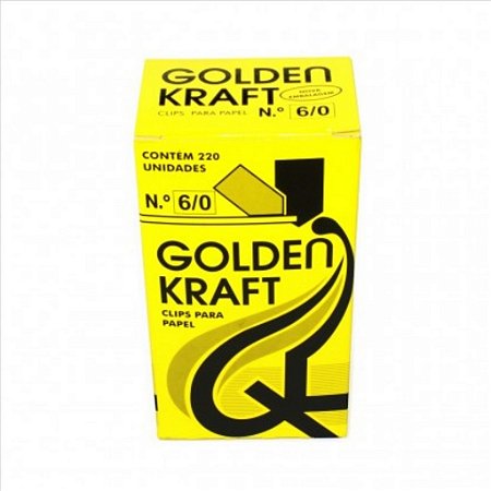 Clips P/Papel Golden Kraft N°6/0 500G