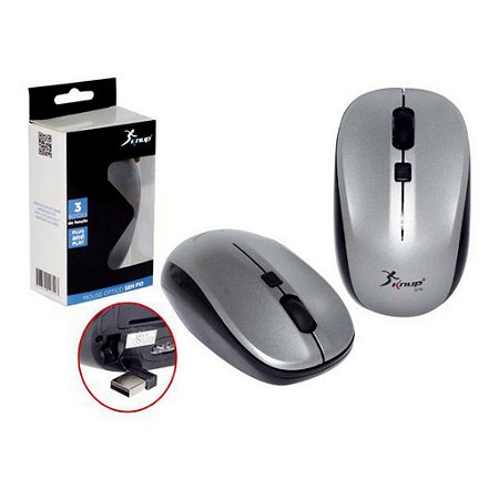 Mouse Sem Fio Knup G18 2,4Ghz 1600 Dpi - Maq-Center A Papelaria Mais  Completa