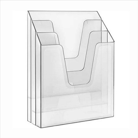 Organizador Vertical Acrimet Office 864.1 Cristal