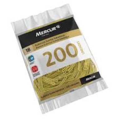 Elástico Mercur Super Amarelo N°18 Fino 100G 200 UND