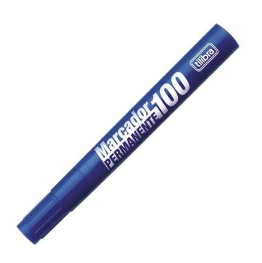 Marcador Permanente Tilibra 100 Azul