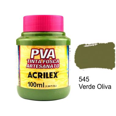 Tinta Plastica PVA Verde Oliva 545 100Ml