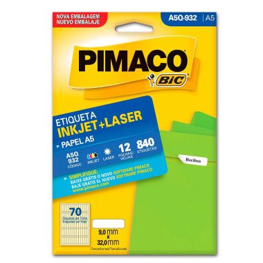 Etiqueta A5 Q932 Pimaco