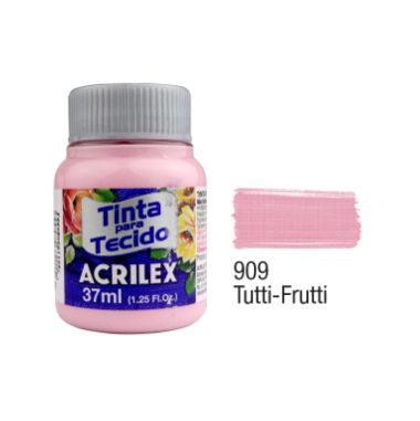 Tinta P/Tecido Fosca Acrilex 37ML Tutti Frutti 909