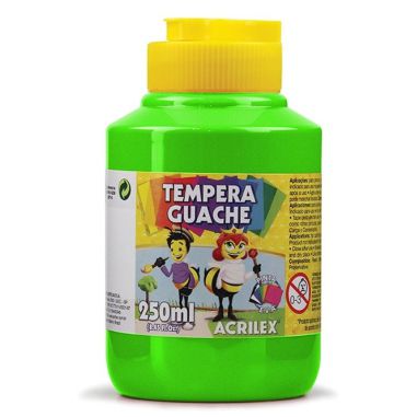 Tinta Guache Acrilex 250ML Verde Folha 510