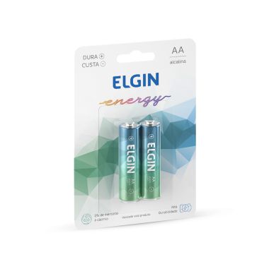 Pilha AA Elgin Energy C/2 Alcalina