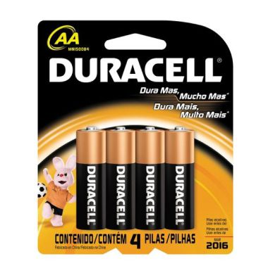 Pilha AA Duracell C/4 Alcalina