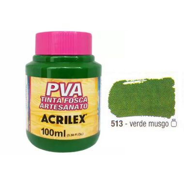 Tinta Plastica PVA Verde Musgo 513 100Ml