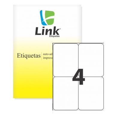 Etiqueta Link Carta 8005 (4 Etiquetas P/Folha) C/100 UND