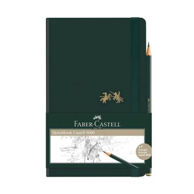 Sketchbook Faber-Castell 9000 84fls 12,5X20cm 70g/m² + 1 EcoLápis