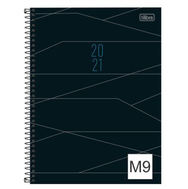 Agenda Spot Tilibra G Preta M9 - Maq-Center A Papelaria Mais Completa