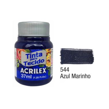 Tinta P/Tecido Fosca Acrilex 37ML Azul Marinho 544