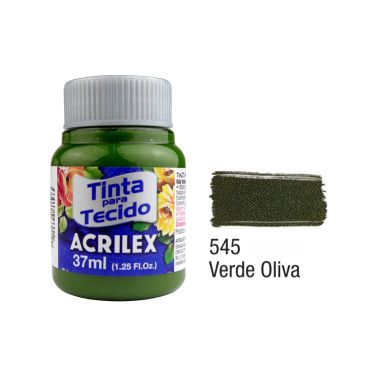 Tinta P/Tecido Fosca Acrilex 37ML Verde Oliva 545