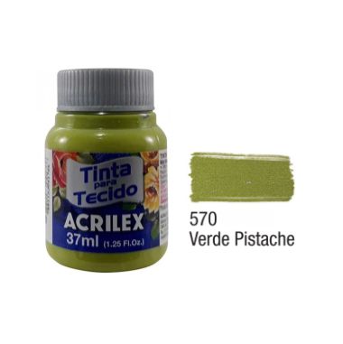 Tinta P/Tecido Fosca Acrilex 37ML Verde Pistache 570