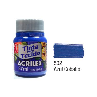 Tinta P/Tecido Fosca Acrilex 37ML Azul Cobalto 502