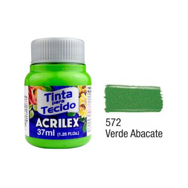 Tinta P/Tecido Fosca Acrilex 37ML Verde Abacate 572