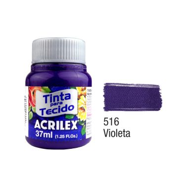 Tinta P/Tecido Fosca Acrilex 37ML Violeta 516