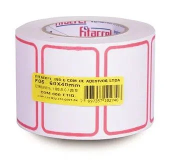 ETIQUETA FITACREL 60X40MM C/250 ETIQ