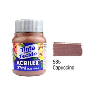 Tinta P/Tecido Fosca Acrilex 37ML Cappuccino 585