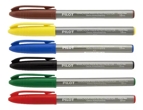 CANETA RETRO PILOT 1.0 CORES