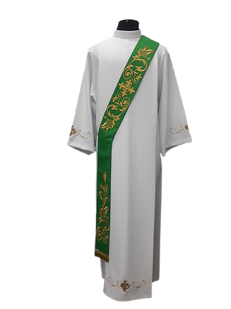 Estola diaconal verde 001