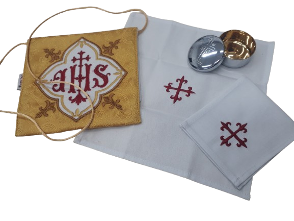 Bolsa viática JHS dourada