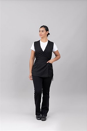 JALECO TRANSPASSADO AVULSO - BRANCO/PRETO/MARINHO