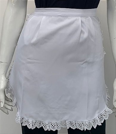 AVENTAL AVULSO GABARDINE BORDADO INGLES