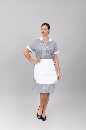 VESTIDO XADREZ BORDADO INGLES - PIED POULE