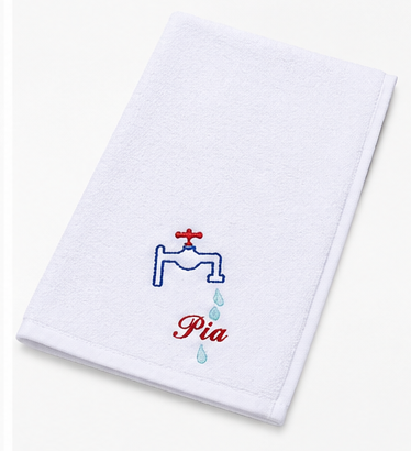 Pano para Limpeza Bordado Pia 35 x 47 cm | ELI Uniformes